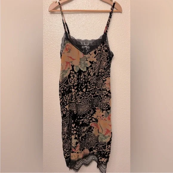 Mystree Black and Brown Floral Midi Dress - Picture 7 of 10